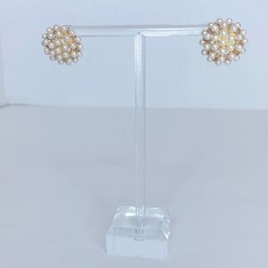 NEW…Gold/Cream earrings OS (one size) from Forever21